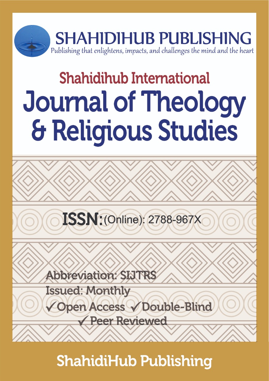 					View Vol. 6 No. 2 (2026): ShahidiHub International Journal of Theology & Religious Studies
				